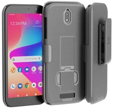 Rome Tech BLU View 2 3 Belt Clip Holster Phone Case, Cover With Belt Clip