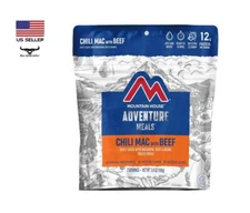 Mountain House Chili Mac w/ Beef 30 Year Shelf Stable Food Hiking Camp Emergency