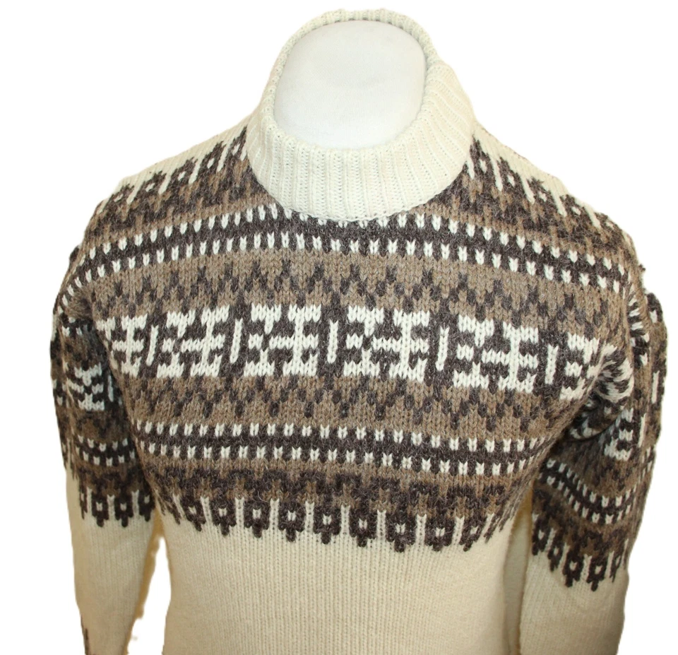 C&A  HERREN  80% POLYACRYL   ISLANDER NORWEGER  PULLOVER ISLAND  GR S - Bild 3 von 4