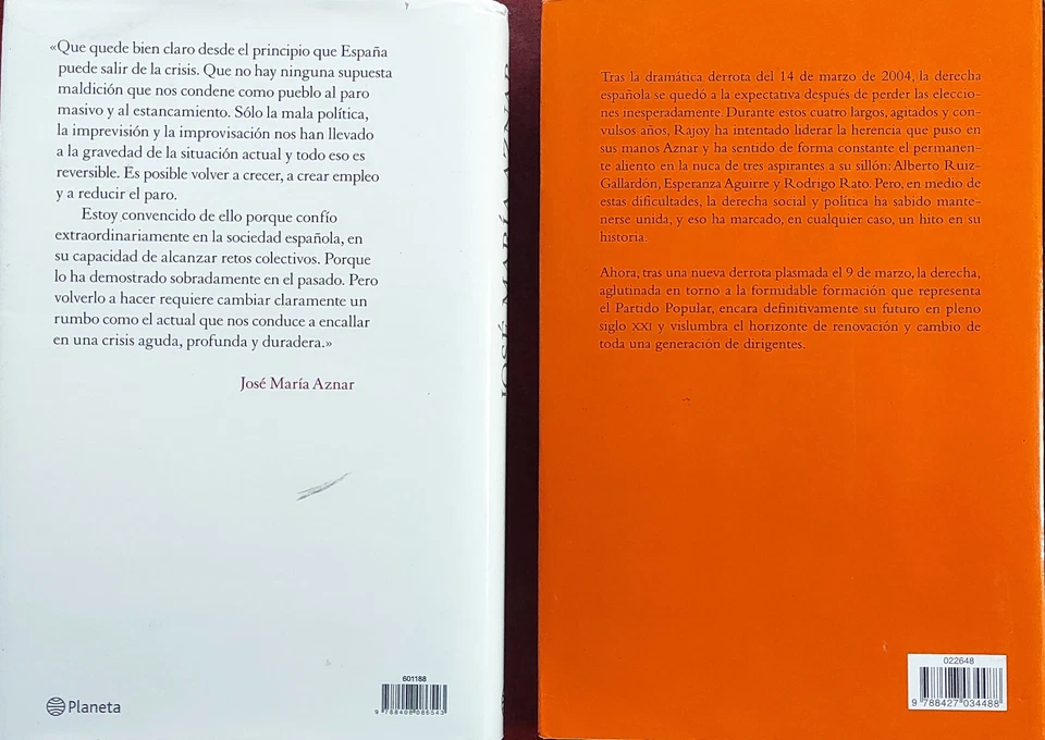 LOTE 2 LIBROS-ESPAÑA PUEDE SALIR DE LA CRISIS+RUMBO A LO DESCONOCIDO-638+384 PAG - Imagen 2 de 2