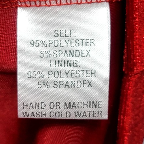 Blanc Clothing Mujer L Rojo Terciopelo Con Aros Bustier Corsé Vestido de Cóctel - Imagen 9 de 10