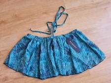 LADIES BNWT BAMBOA GREEN  BANDEAU COVER UP SMALL