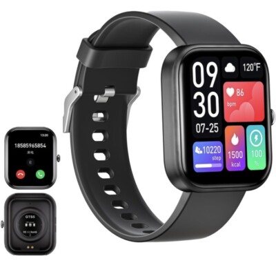MONOMODE Smart Watch Sports Watch for Men Women, 2'' HD Touch Screen Display