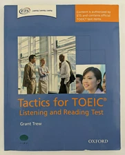 Tactics for TOEIC : Listening and Reading Tests by Grant Trew - Unused - V Good