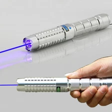 Halberd Head Blue Laser Pointer Laser Pen Teaching-aid Laser Flashlight Torch