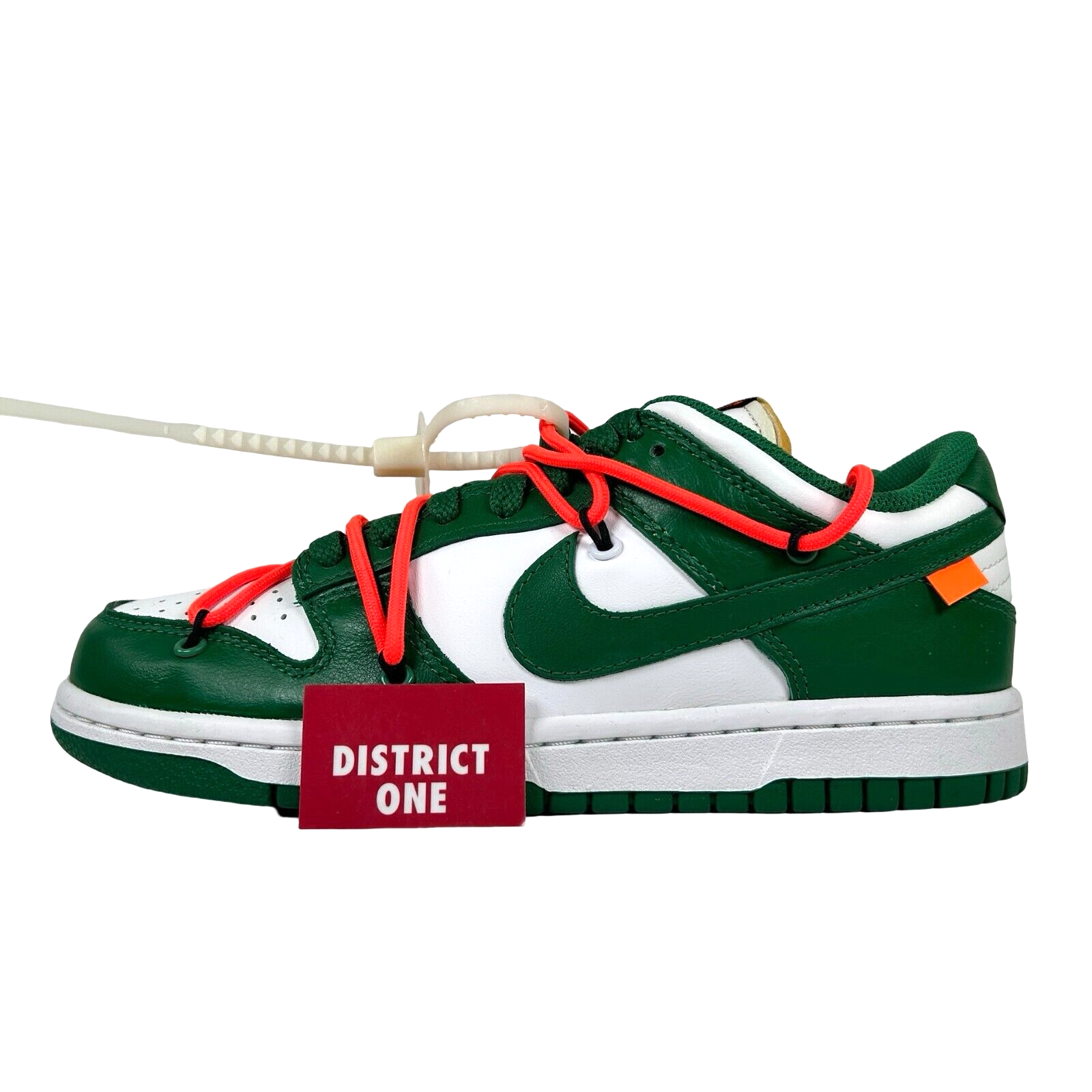 OFF WHITE X NIKE Off White x Nike Dunk Low verde pino taglia 5 CT0856 100