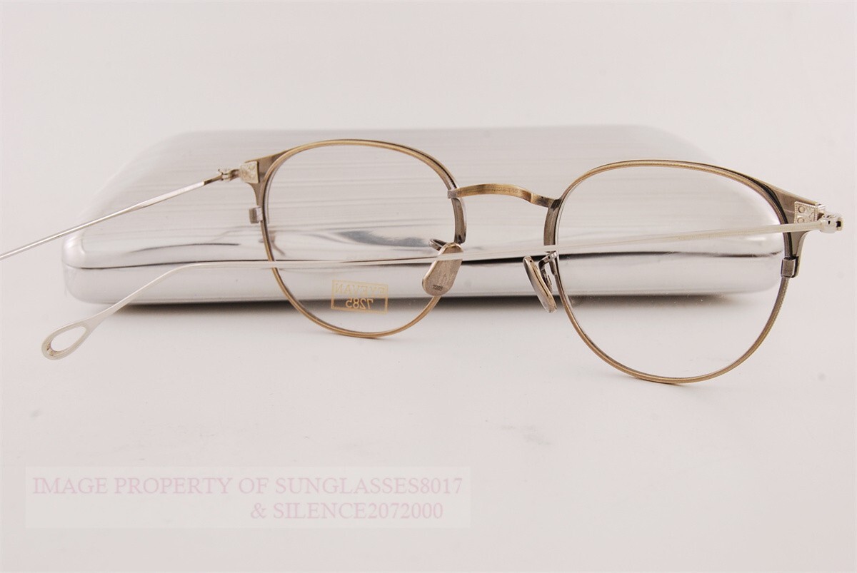 Brand New EYEVAN 7285 Eyeglass Frames 144 901 Antique Gold Brand New EYEVAN 7285 Eyeglass Frames 144 901 Antique Gold