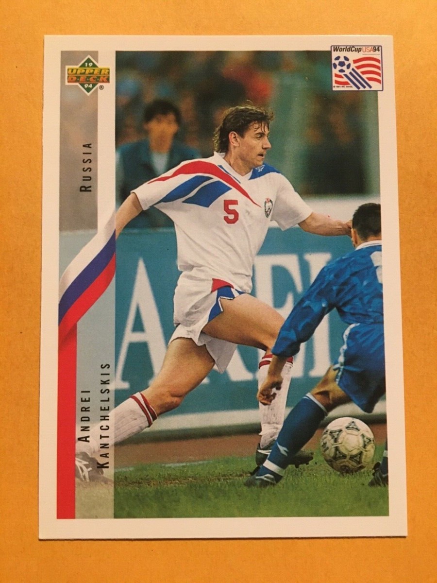 1994 Upper Deck World Cup #250 Russia Andrei Kantchelskis Soccer