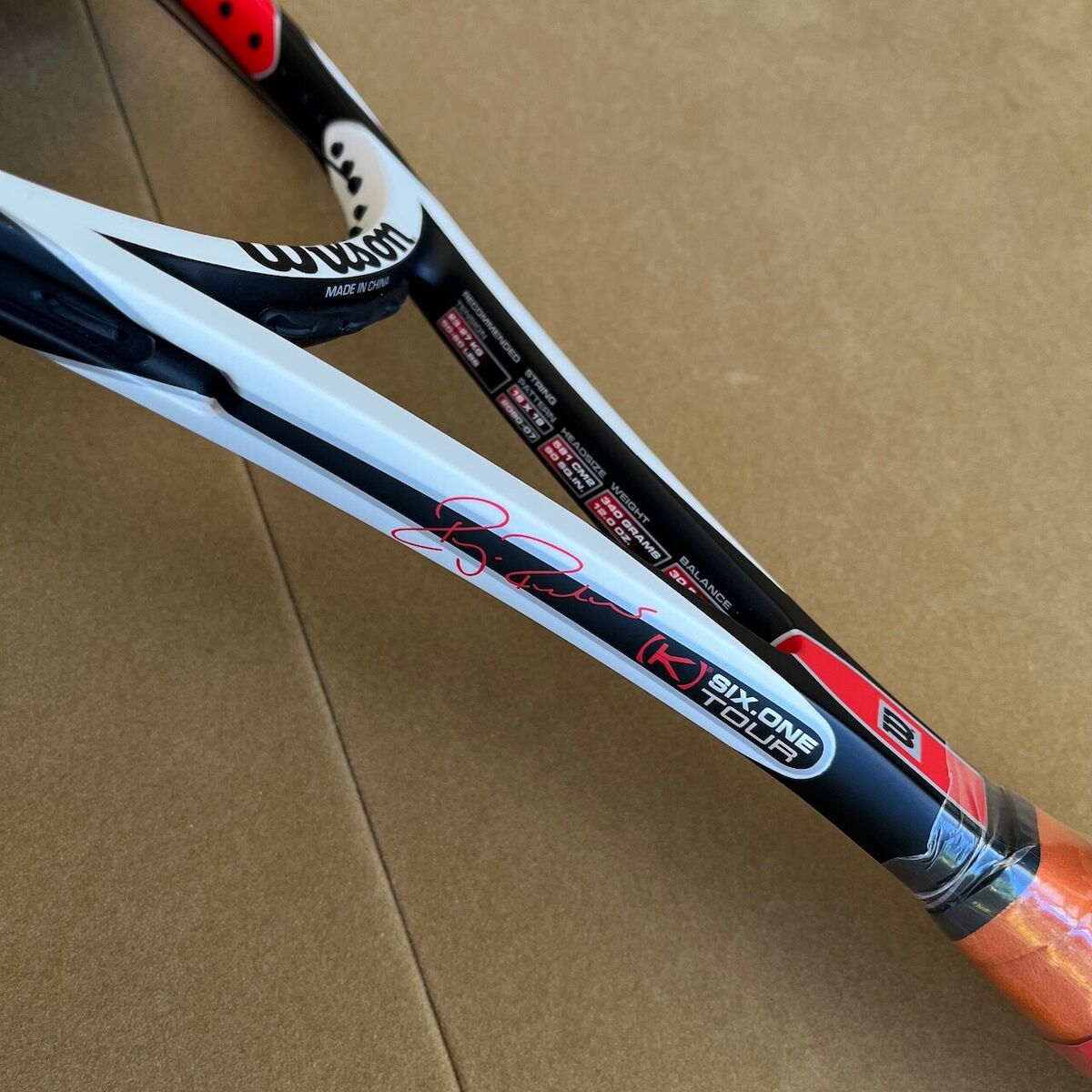 Wilson K Factor Six One 6.1 Tour 90 Roger Federer Pro Staff Wilson K Factor Six One 6.1 Tour 90 Roger Federer Pro Staff
