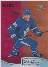 2021/22 ALLURE..AUSTON MATTHEWS..RAINBOW RED/ORANGE..# R-86..MAPLE LEAFS