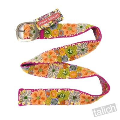 Jenny Krauss Wildflowers Multicolor Floral Embroidered Wool  display picture 3