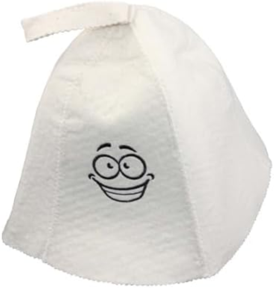 Cappello sauna sauna viso ridere in feltro, cappello sauna cappello cappello sau