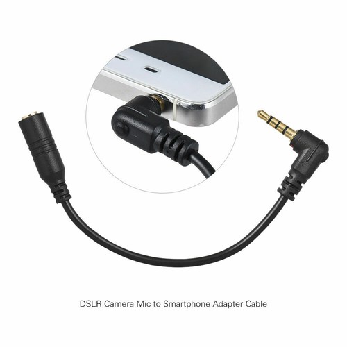 3.5mm 4pole 90 Degree Angle Male to 3.5mm 3 Pole Female converter audio cable - Picture 4 of 12