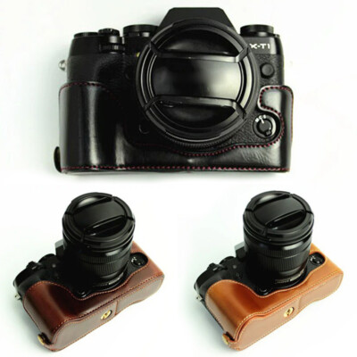 Leather Camera Protect Half Case Grip for Fuji Fujifilm X-T1 XT1 | eBay