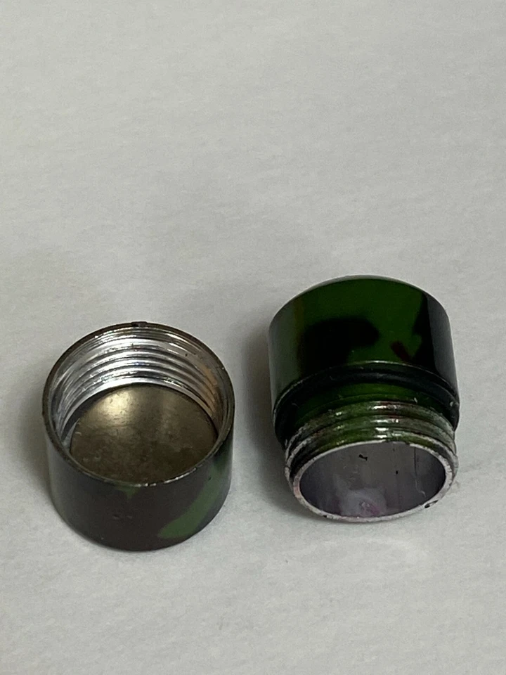 10x Geocaching Camo Nano Geocache Cache Contenitore Bottiglia Pillola - Immagine 3 di 3