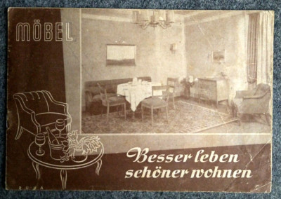 Old Furniture Brochure Better Living Beautiful Living Advertising HO Radeberg