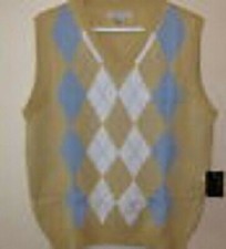 Chereskin Men's Argyle Sweater Vest, Size M