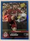 2023 Topps MLS Jonathan Osorio #35 Blue Parallel #26/99 Toronto FC