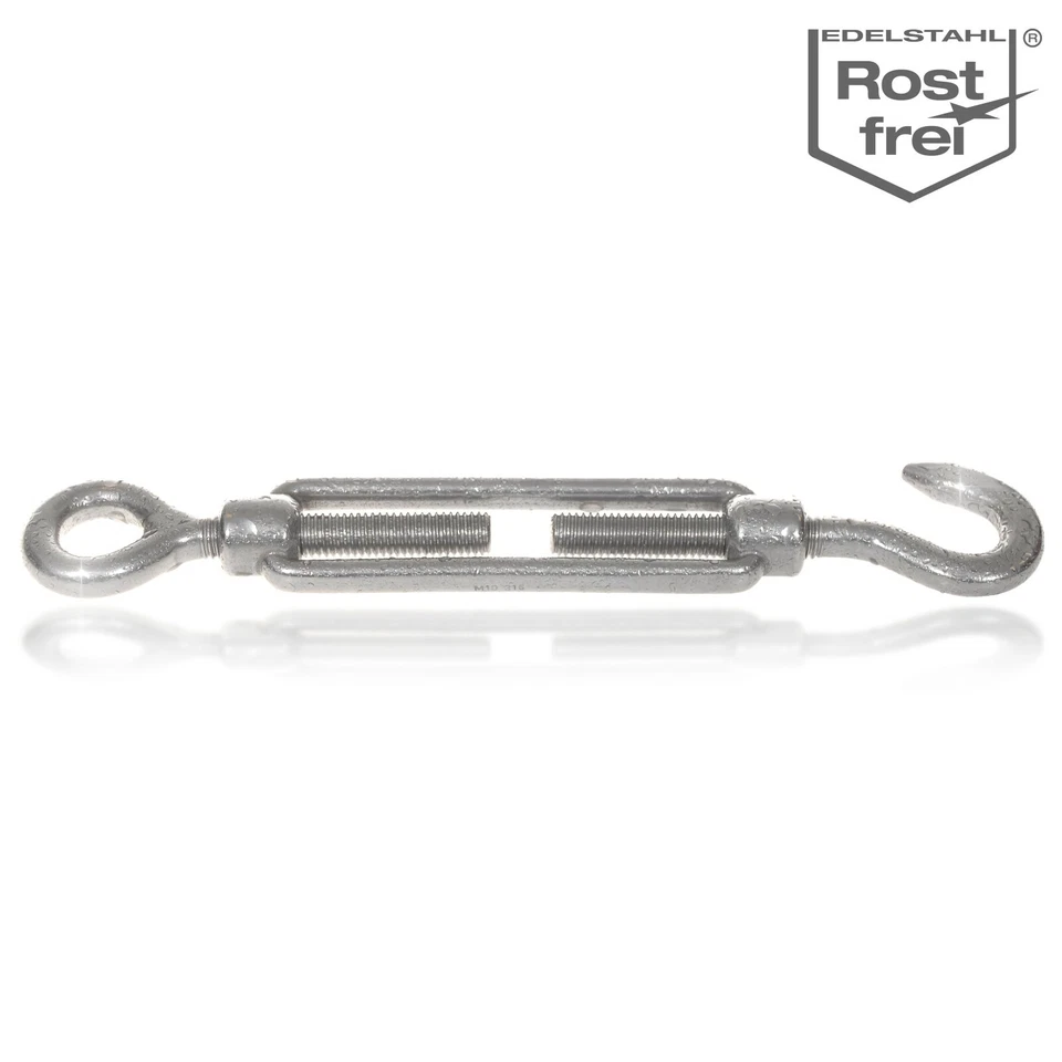 Edelstahl Drahtseilspanner Spannschloss Stahlseilspanner M5 M6 M8 M10 Rostfrei - Bild 2 von 4