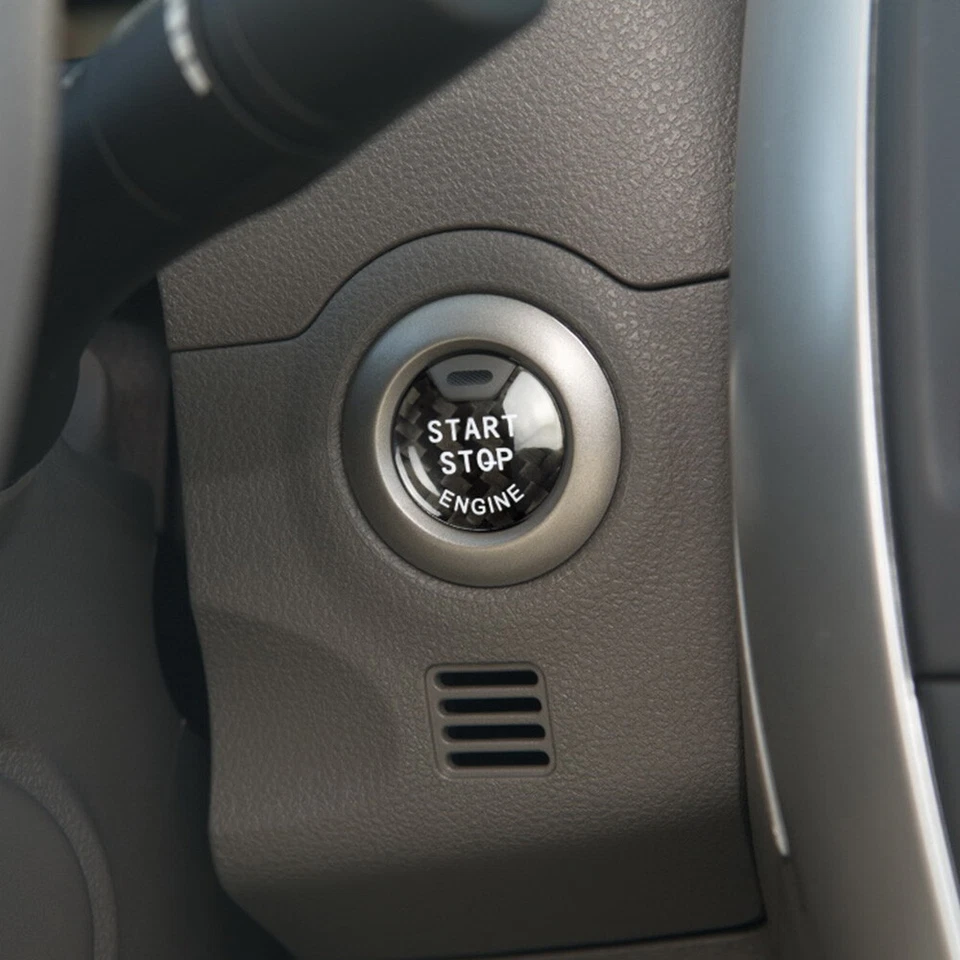 Отделка крышки кнопки запуска останова двигателя консоль из углеродного волокна для Nissan Infiniti - Изображение 2 из 4