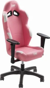 SALE!!! OMP Mini chair seat Racing Tuning Office Seat Pink/White  HA/821/PW