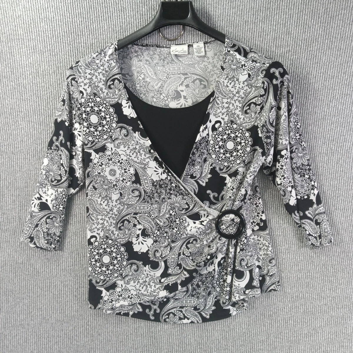 kim rogers petite blouses