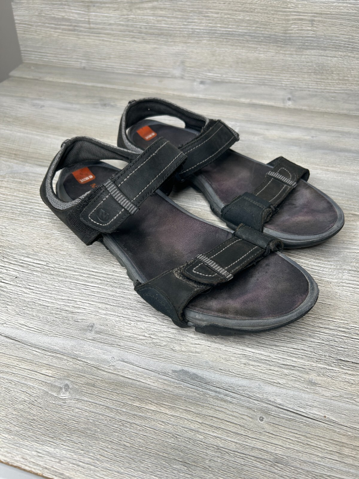 Merrell Sandali da trekking uomo nero e grigio J71101 taglia 11