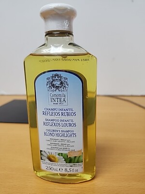 Intea Chamomile Shampoo Hair Lightener for Kids. Shampoo Blonde Highlights 250ml