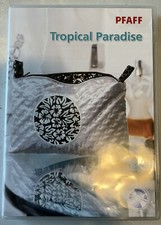 PFAFF EMBROIDERY DESIGN CD # 376 ~ Tropical Paradise ~ Viking, Brother. Babylock