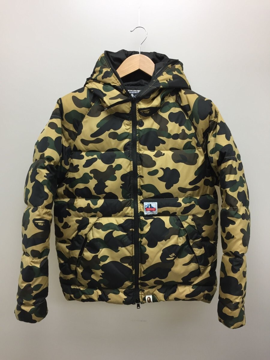 A BATHING APE Used 1St Camo Full-Zip Down Puffer Jacket A BATHING APE Used 1St Camo Full-Zip Down Puffer Jacket
