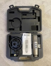 Rode Nt2000 Studio Condenser Microphone Xlr Including Shockmount And Carry Case