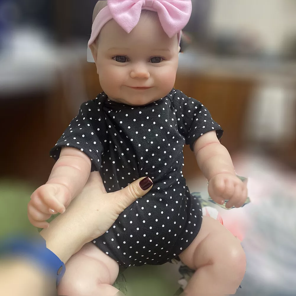 50/60CM Two Options Reborn Baby Doll Toddler Real Soft Touch