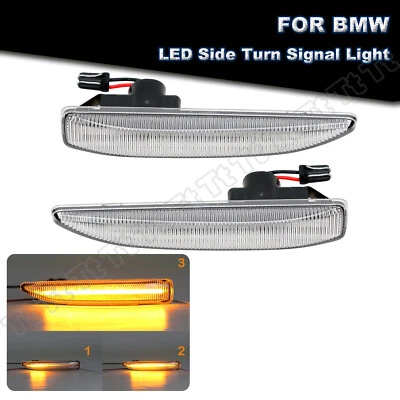 Sequential LED Fender Side Marker Light For 2002-08 BMW E65 E66 745i 750Li 760Li - Bild 1 von 4