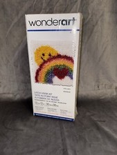 WonderArt Latch Hook Kit Sunshine Rainbow Heart No. 426141  Brand New 