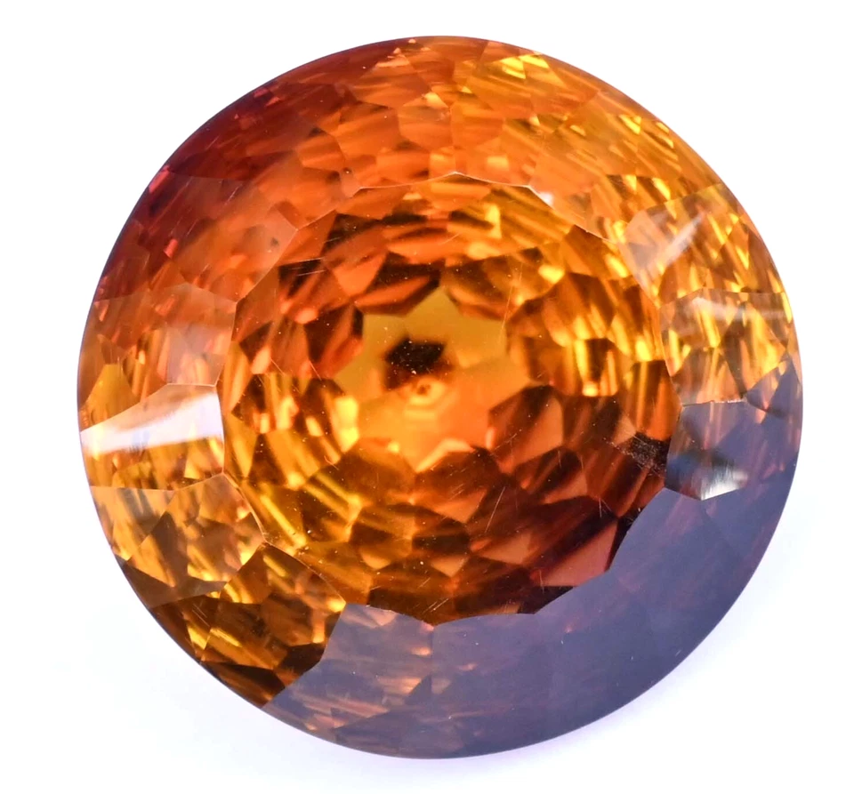 46.55 Ct Natural Bi-Colour Ametrine Round Untreated Certified Flawless Gemstone - Image 3 of 4