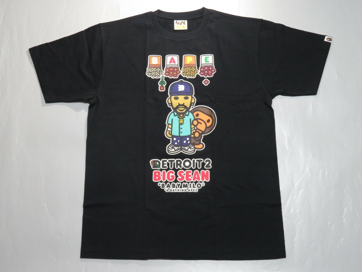 27144 bape big sean detroit 2 baby milo black tee S | eBay