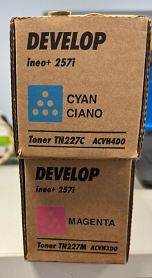 DEVELOP ineo+ 257i Toner X 2 (1 X Cyan, 1 X Magenta)