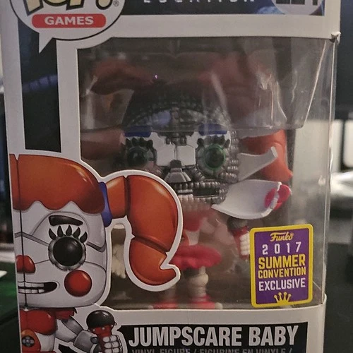 Funko Pop! Games Jumpscare Baby FNAF 2017 Summer Convention w/ Torn Case