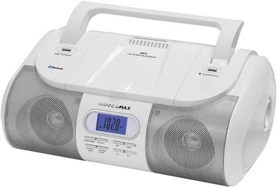 Portable CD/MP3/USB Boombox FM PLL Radio Bluetooth 1 USB Port