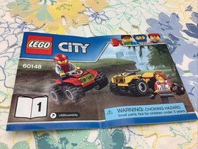2017 Lego City Manual Instruction Booklets ONLY 1 & 2 60148, 1 & 2 60149