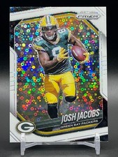 2025 Panini Josh Jacobs #188 White Disco Prizm Green Bay Packers
