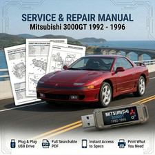 Mitsubishi 3000gt 1992 1993 1994 1995 1996 Service Repair Workshop Manual Usb