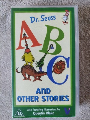 Dr. Seuss's ABC Plus & other stories VHS   Rare Quentin Blake 7x Stories