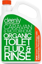 Cleenly Organic Toilet Fluid Rinse Green Solution Cleaner 2L for Caravan and Mo 7.96 per litre