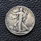 (ITM-7393) 1938-D Walking Liberty Half Dollar ~ VF Cndtn ~ COMBINED SHIPPING!