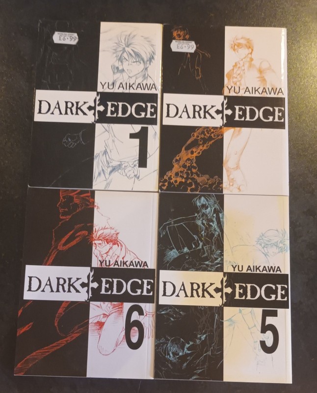 Dark Edge Manga Volumes 1 - 2, 5 - 6 by Yu Aikawa Horror Shounen