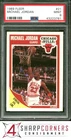 1989 FLEER #21 MICHAEL JORDAN BULLS HOF PSA 9