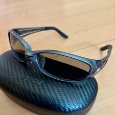 Zeal VERO Polarized Sunglasses Gunmetal/Blue Frame Master Blue Lens Excellent