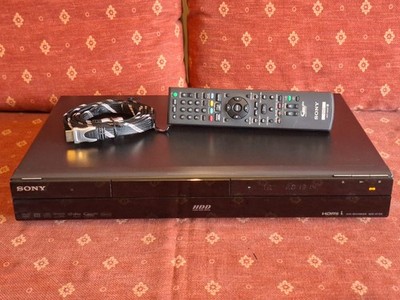 Sony RDR-AT105 HDD/DVD-Recorder HDMI 160GB Festplatte - Schwarz mit Ferbedienung
