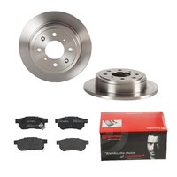 Brembo Bremsscheiben Ø239MM + BremsbelÄGe Hinten FÜR Honda Civic IV Accord III